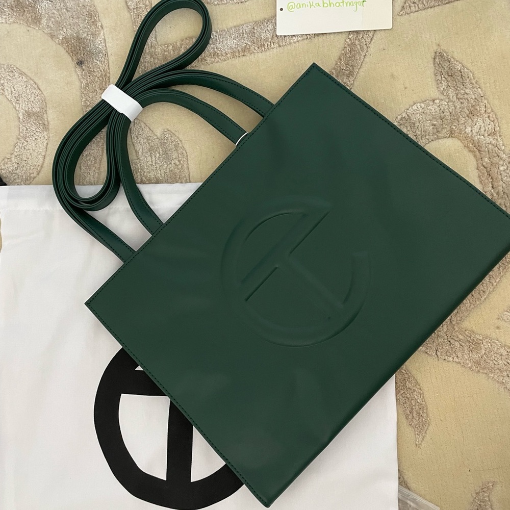 SOLD Telfar medium olive shopping bag